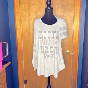 Long sleeve night shirt